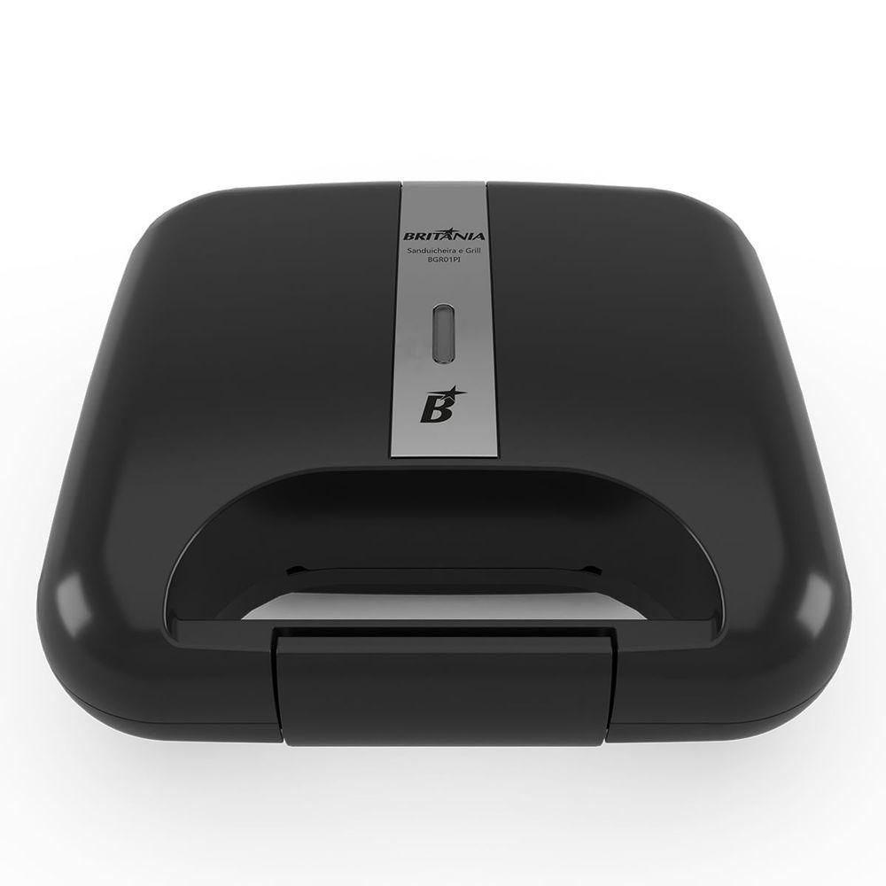 Sanduicheira E Grill Britânia BGR01PI 2 Em 1 750W 220V - 3