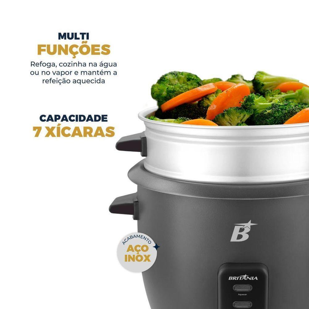 Panela Elétrica Multifuncional Britânia 7 Xícaras 500W BPA07 110V - 3
