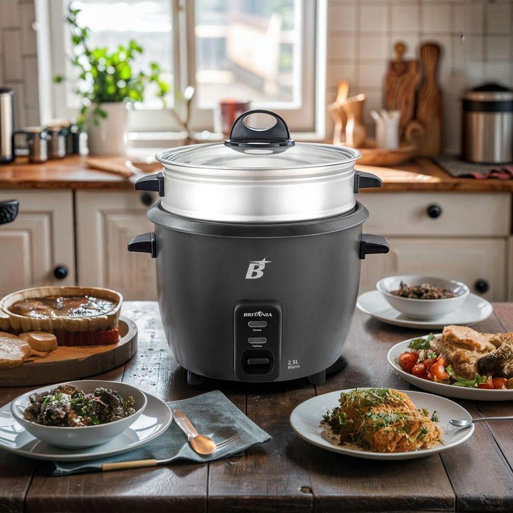 Panela Elétrica Multifuncional Britânia 7 Xícaras 500W BPA07 110V - 4