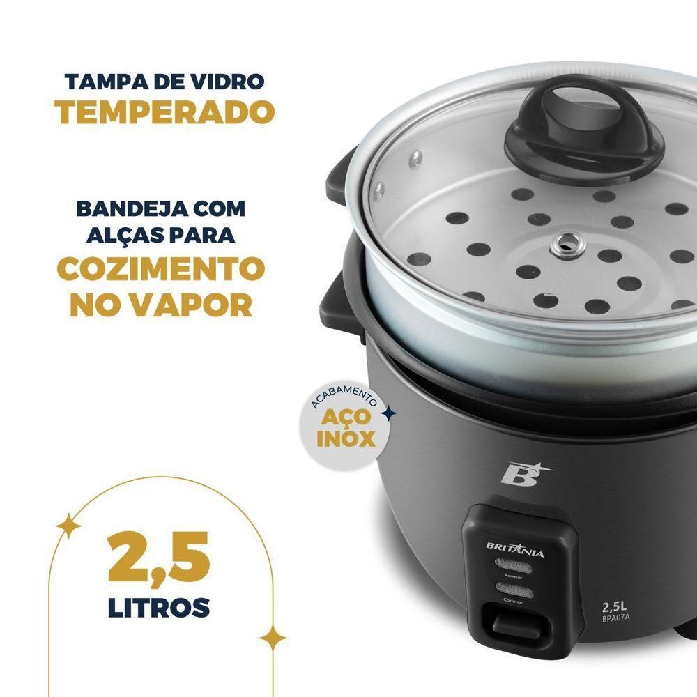 Panela Elétrica Multifuncional Britânia 7 Xícaras 500W BPA07 110V - 5