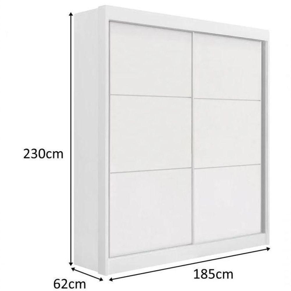 Guarda Roupa Santorini 2 Portas Branco - D Doro - 2