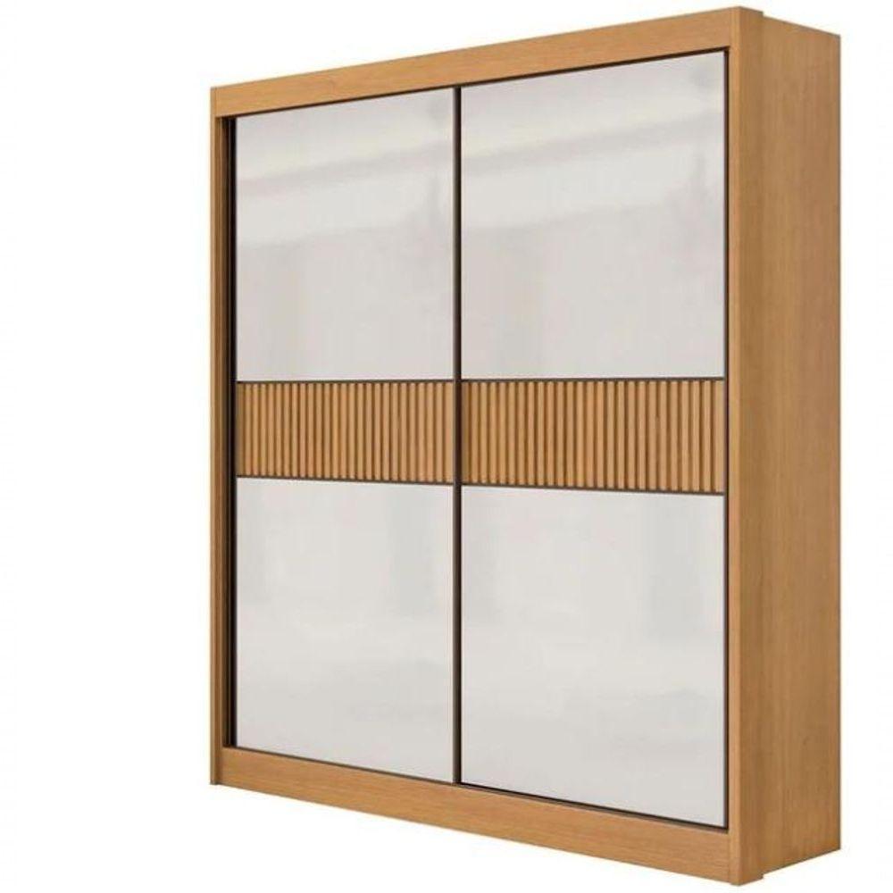 Guarda Roupa Santorini 2 Portas Ripado Cinamomo - D Doro - 3