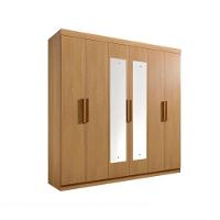 Guarda Roupa Colibri 6 Portas C Espelho Cinamomo - D Doro - 1