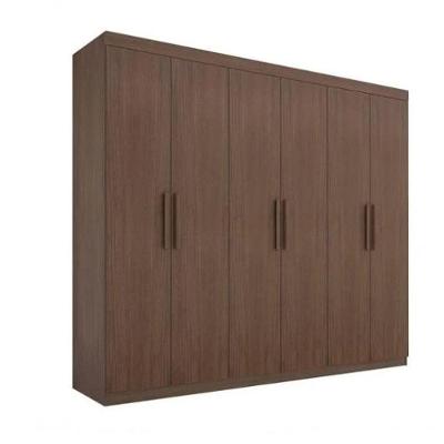 Guarda Roupa Colibri 6 Portas 6 Gavetas Castanho - D Doro