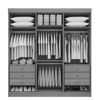 Guarda Roupa Colibri 6 Portas 6 Gavetas Branco - D Doro - 3