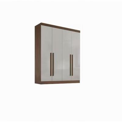 Guarda Roupa Da Vinci 4 Portas Castanho-off - D Doro