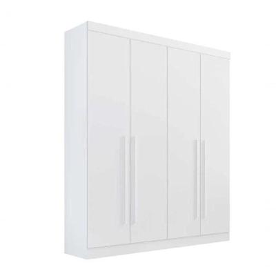 Guarda Roupa Da Vinci 4 Portas 3 Gavetas Branco - D Doro