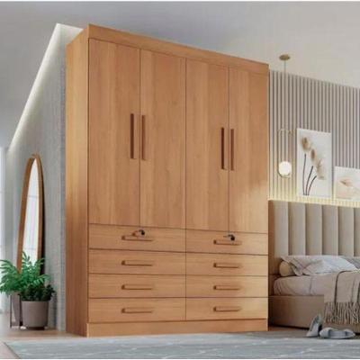 Guarda Roupa Mônaco 4 Portas 8 Gavetas Cinamomo - D Doro