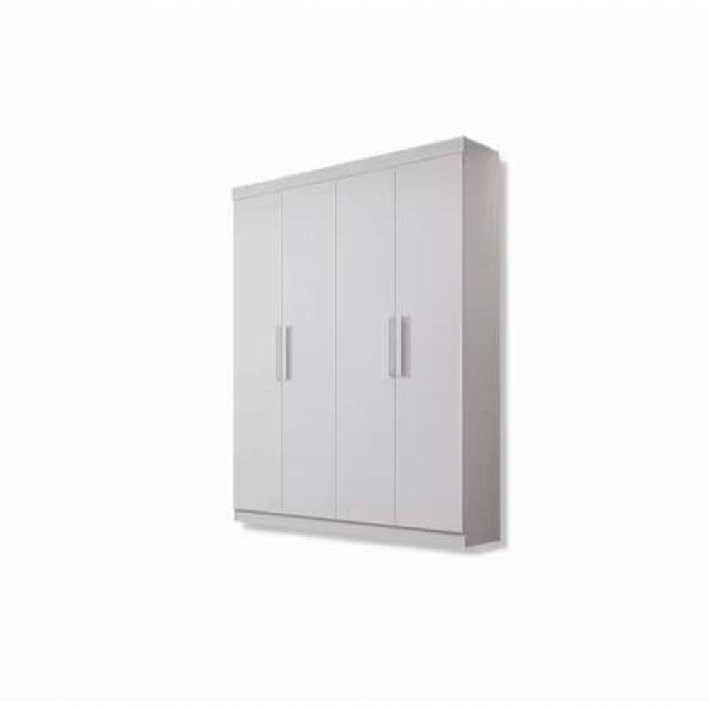 Guarda Roupa Colibri 4 Portas 3 Gavetas Branco - D Doro - 2