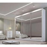 Guarda Roupa Dubai 3 Portas Espelhadas Branco - D Doro - 1