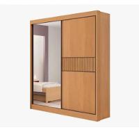 Guarda Roupa Atenas Ripado 100% Mdf Com Espelho D Doro - 1