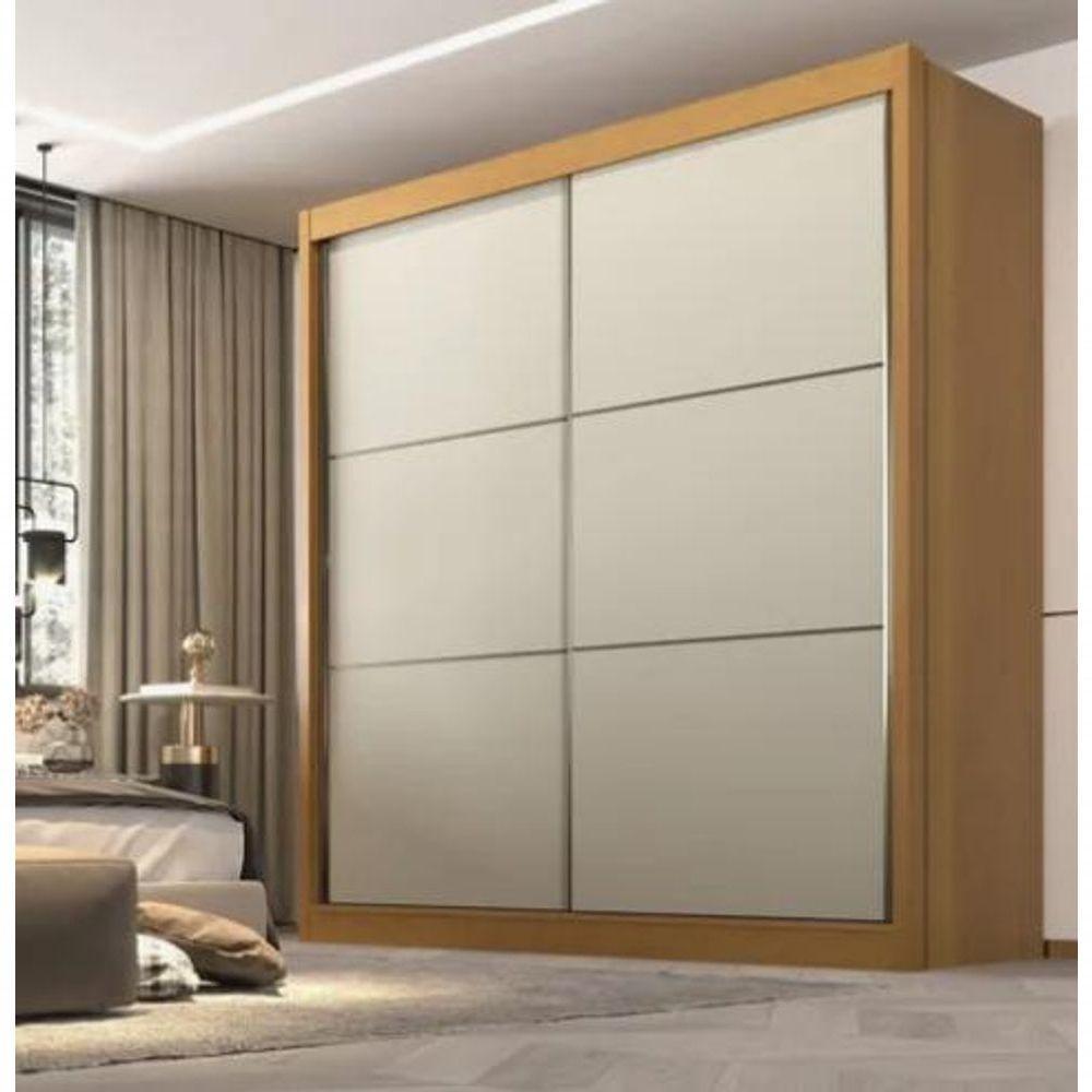 Guarda Roupa Cancun 2 Portas 100%mdf Cinamomo-off - Ddoro - 1