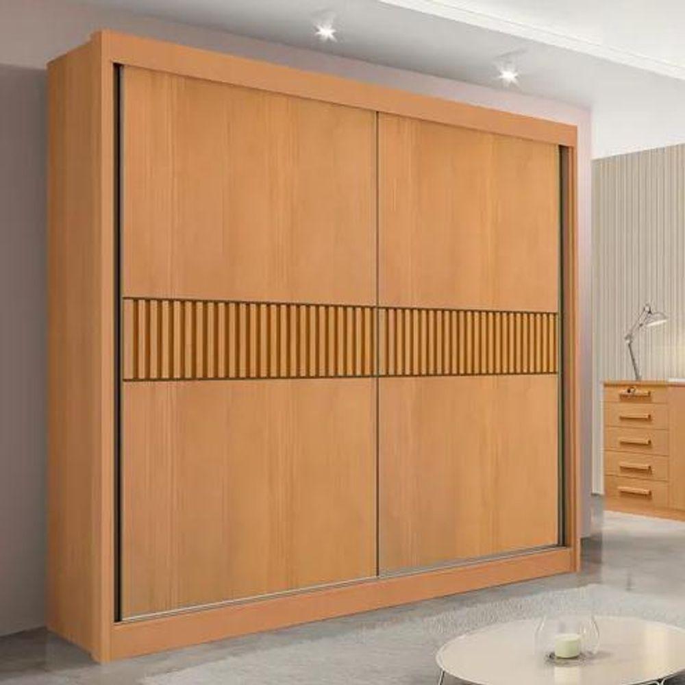 Guarda Roupa Cancun 2 Portas 100%mdf Ripado - Ddoro Móveis - 1