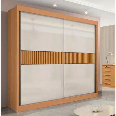 Guarda Roupa Cancun 2 Portas 100%mdf Ripado - Ddoro Móveis
