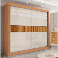 Guarda Roupa Cancun 2 Portas 100%mdf Ripado - Ddoro Móveis - 1