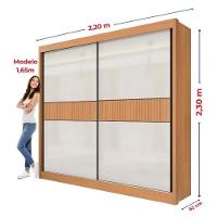 Guarda Roupa Cancun 2 Portas 100%mdf Ripado - Ddoro Móveis - 4