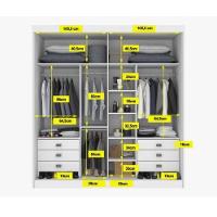 Guarda Roupa Las Vegas 2 Portas Espelhadas Branco - D Doro - 3