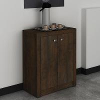 Balcão Escritório Com 2 Portas Multimóveis Cr25013 Rustico - 1