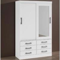 Guarda Roupa Meridian 2 Portas Branco - D Doro Móveis - 1
