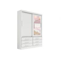 Guarda Roupa Meridian 2 Portas Branco - D Doro Móveis - 2