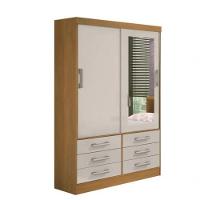 Guarda Roupa Meridian 2 Portas Cinamomo-off - D Doro Móveis - 1