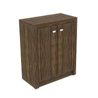 Balcão Escritório Com 2 Portas Multimóveis Cr25013 Nogal - 2