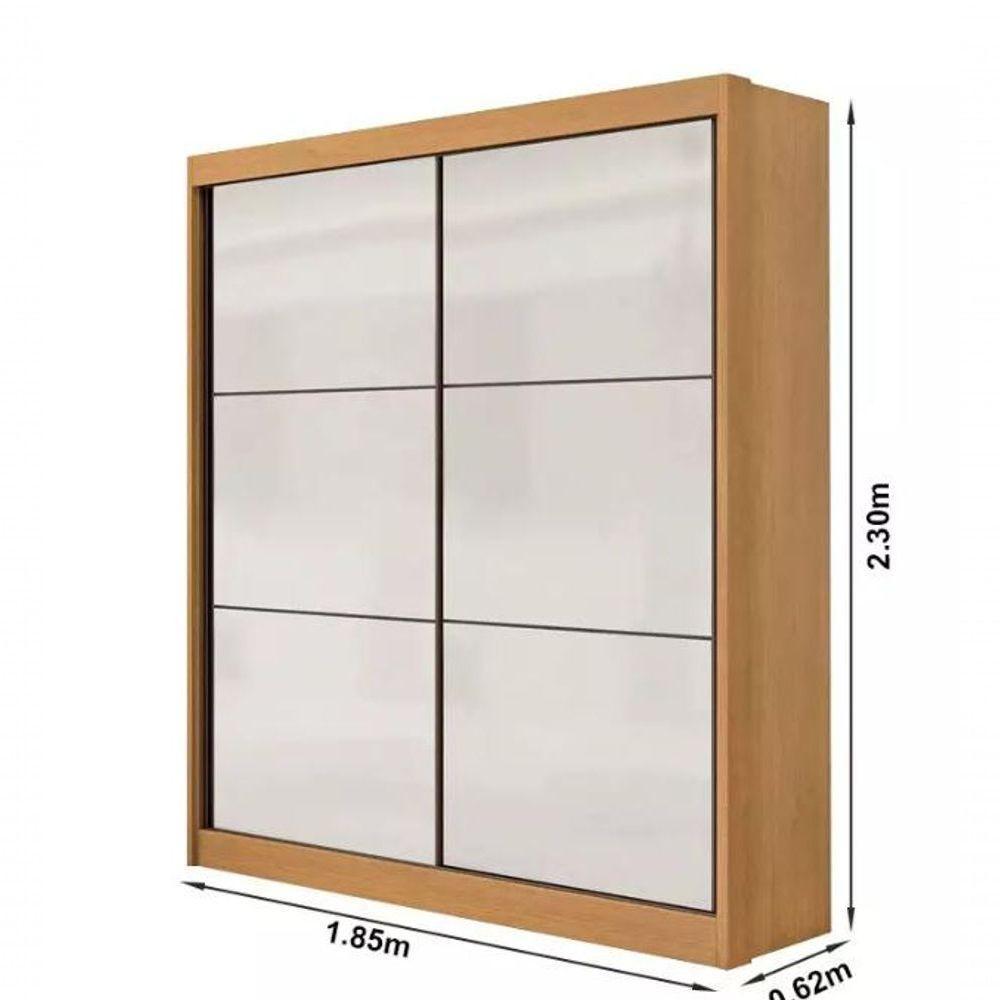 Guarda Roupa Santorini 2 Portas Cinamomo - D Doro - 4