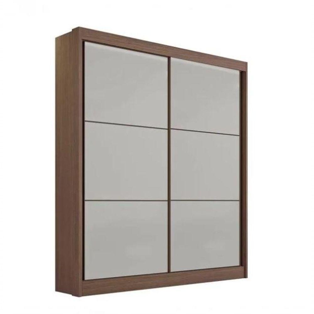 Guarda Roupa Santorini 2 Portas Castanho-off - D Doro - 1