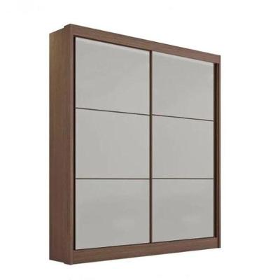 Guarda Roupa Santorini 2 Portas Castanho-off - D Doro