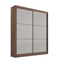 Guarda Roupa Santorini 2 Portas Castanho-off - D Doro - 1