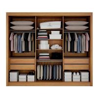 Guarda Roupa Milano 3 Portas Com Espelho Cinamomo - Leifer - 4