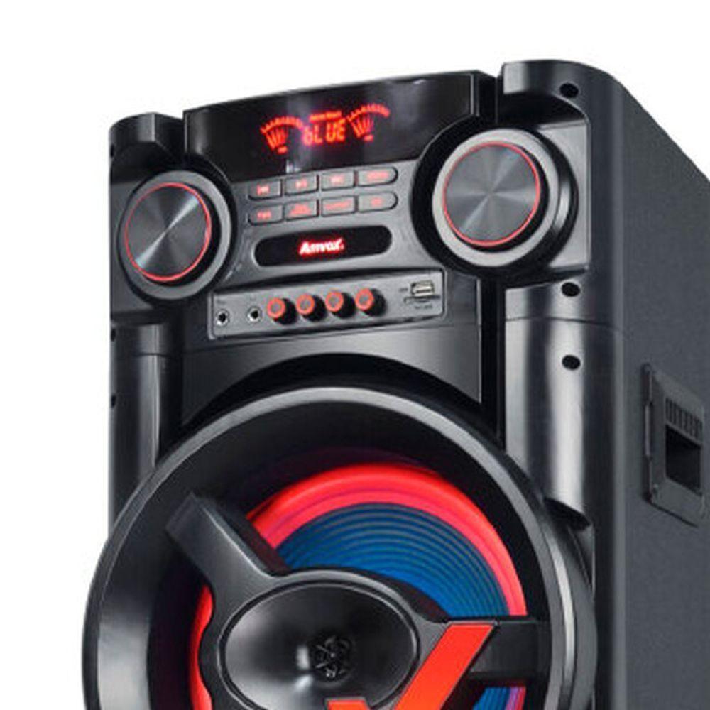 Caixa De Som Amplificada Amvox ACA 1900 New X Power X 1900W Bivolt - 5