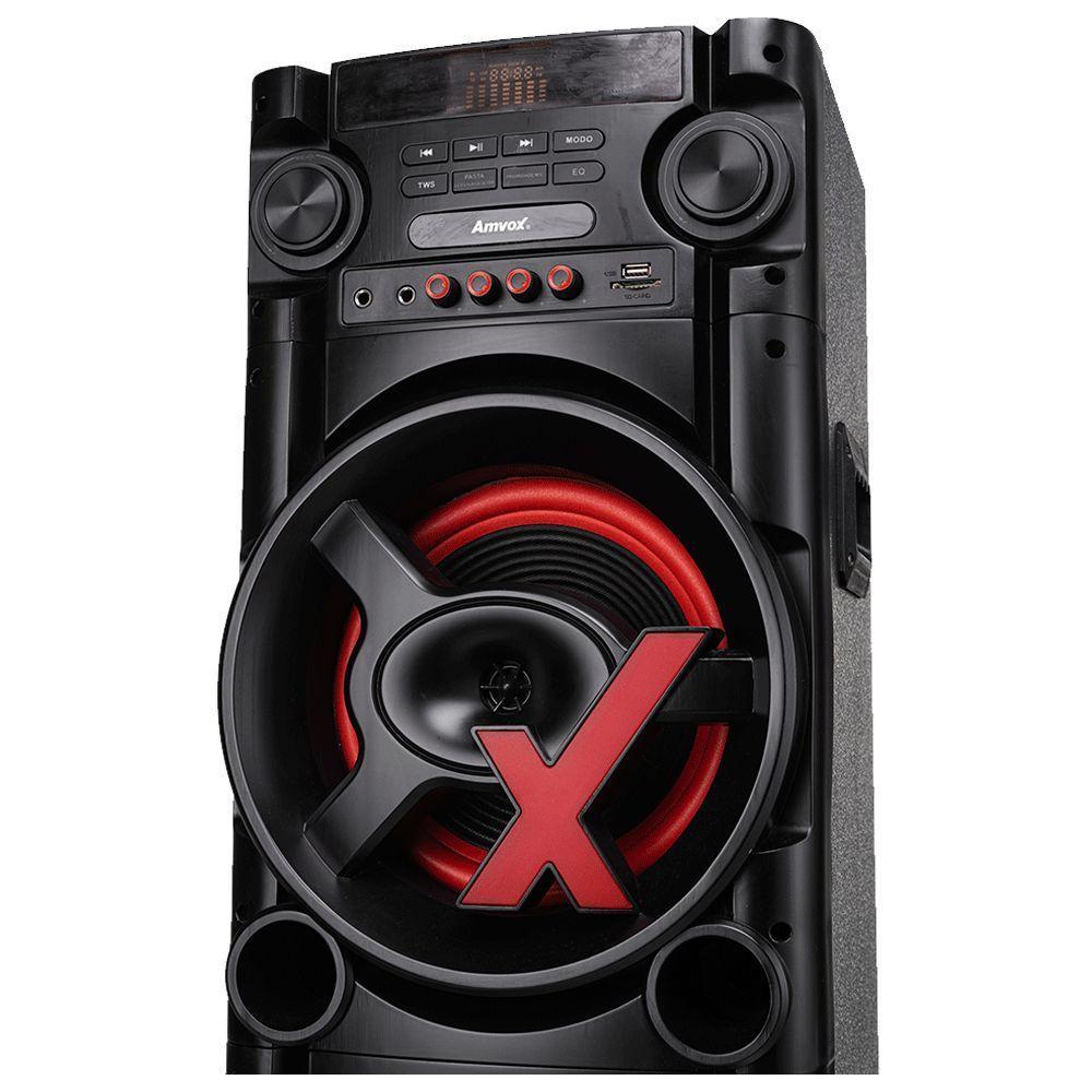 Caixa De Som Amvox New X 1000W RMS Bluetooth ACA1000 Bivolt - 4