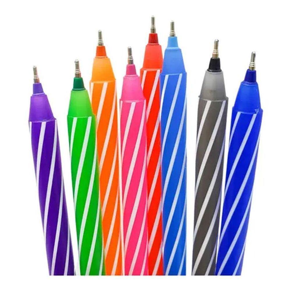 Caneta Esferográfica Spiro 0.7mm 8 Cores - Cis - 2