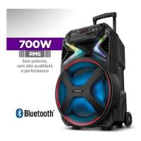 Caixa Amplificada Mondial Connect Lights Plus CM-700 Preto Bivolt - 4