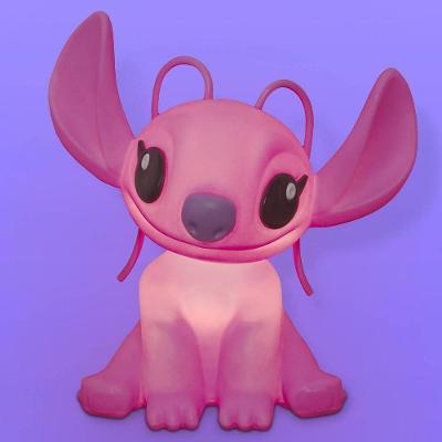 Luminárias Mágicas Disney Ohana - Personagens Stitch E Angel