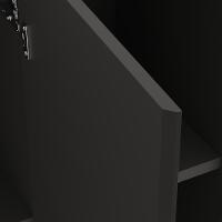 Armário Para Escritório 9 Prateleiras E 2 Portas Tundra - Preto - 6