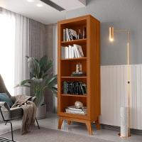 Estante Livreiro Retrô Alta Com 5 Prateleiras 173 Cm Eiffel - Cedro Cedro - 1