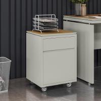 Gaveteiro Multiuso Com 2 Gavetas Para Escritório Tundra - Fendi E Freijó Fendi E Freijó - 1