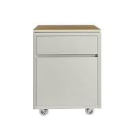 Gaveteiro Multiuso Com 2 Gavetas Para Escritório Tundra - Fendi E Freijó Fendi E Freijó - 5