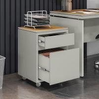 Gaveteiro Multiuso Com 2 Gavetas Para Escritório Tundra - Fendi E Freijó Fendi E Freijó - 7