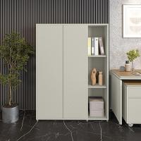 Armário Para Escritório 9 Prateleiras E 2 Portas Tundra - Fendi - 1