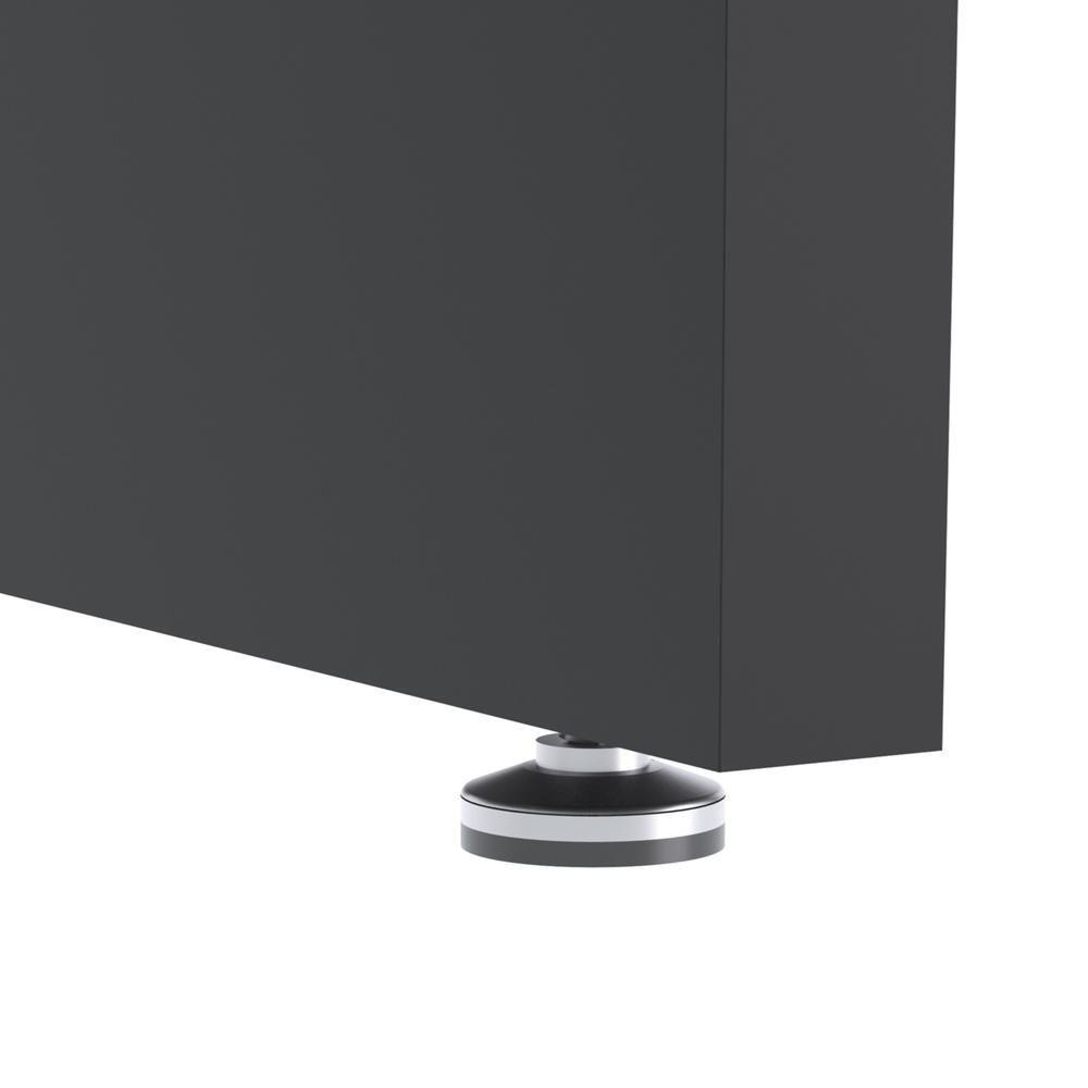 Mesa Para Escritório Com Tampo Duplo 25mm Tundra - Preto - 3