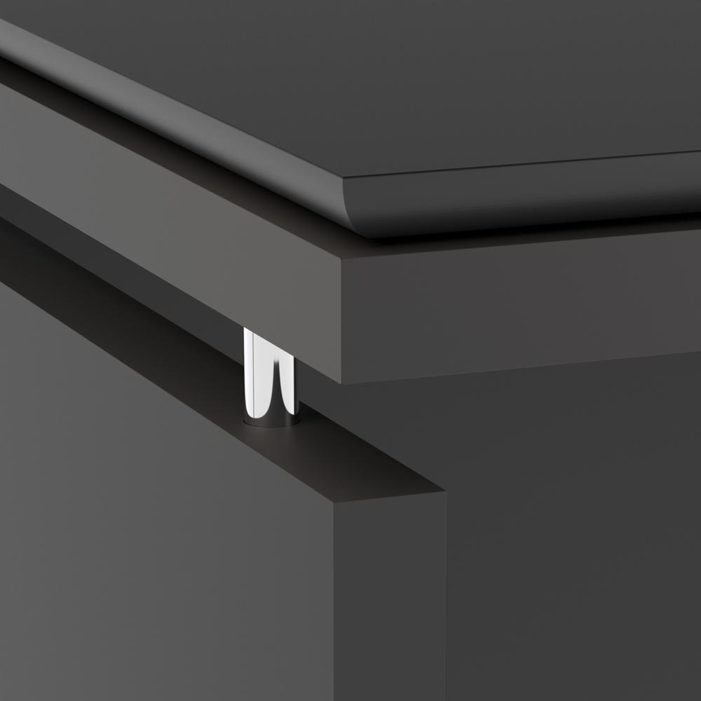 Mesa Para Escritório Com Tampo Duplo 25mm Tundra - Preto - 4