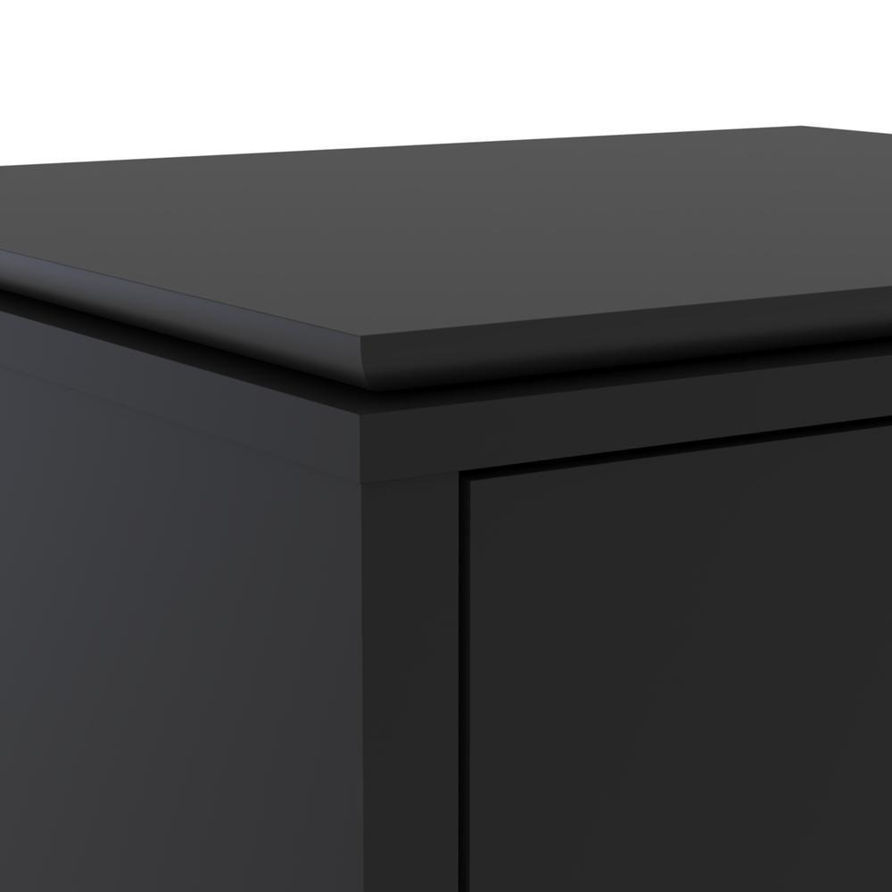 Gaveteiro Multiuso Com 2 Gavetas Para Escritório Tundra - Preto - 4