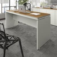 Mesa Para Escritório Com Tampo Duplo 25mm Tundra - Fendi E Freijó Fendi E Freijó - 1