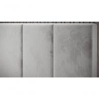 Cabeceira King Clara 1.95 Almofadada Sued Cinza