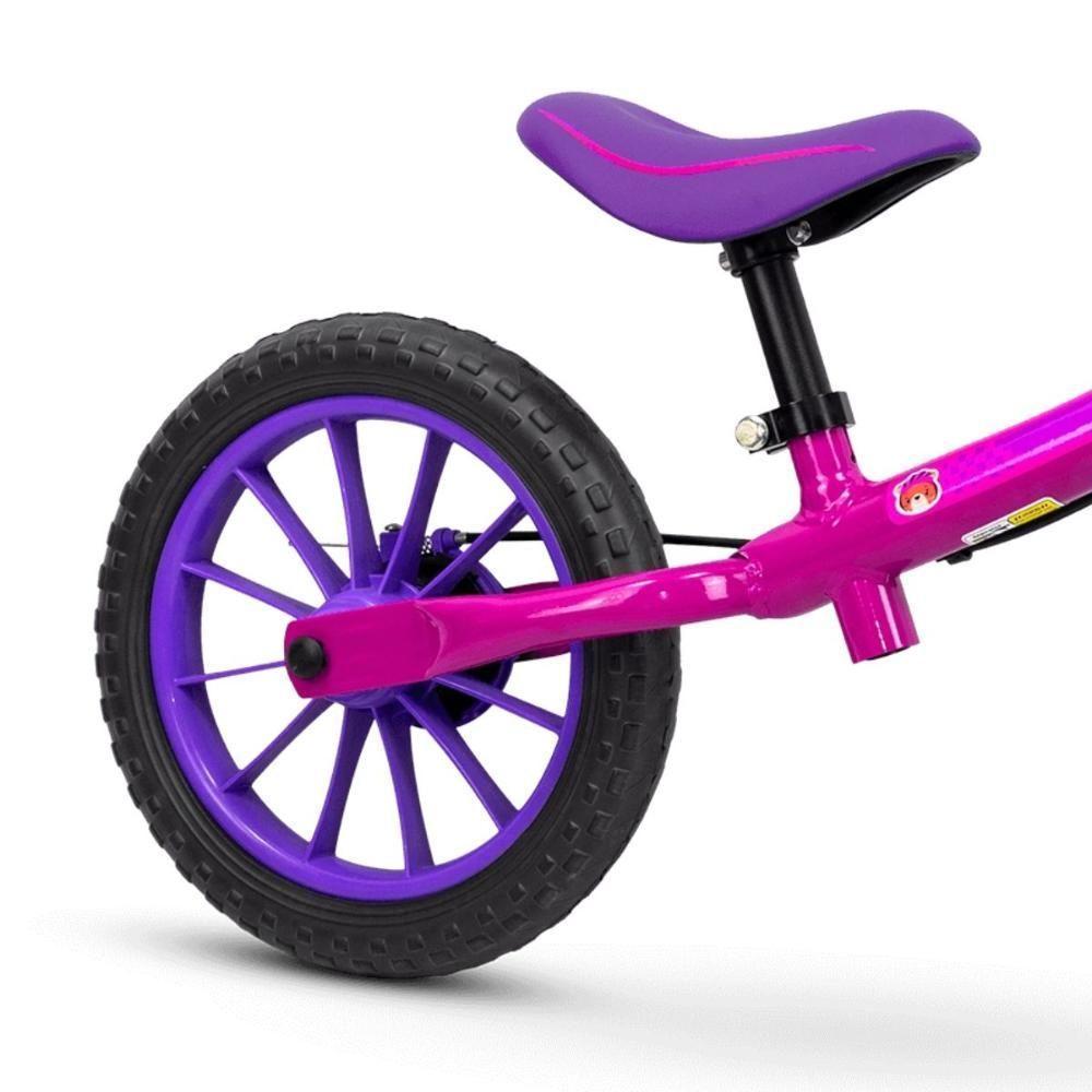 Bicicleta Equilíbrio Balance Sem Pedal Aro 12 Menina Nathor - 2
