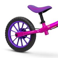 Bicicleta Equilíbrio Balance Sem Pedal Aro 12 Menina Nathor - 2