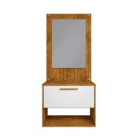 Conjunto Gabinete Com Espelheira Para Banheiro Zenit Naturalle Branco - 7
